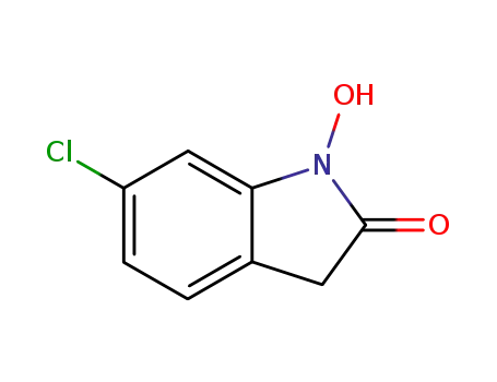Molecular Structure of 28230-26-4 (6-chloro-1-hydroxy-1,3-dihydro-2H-indol-2-one)