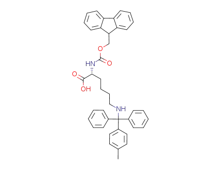 Molecular Structure of 198544-94-4 (FMOC-D-LYS(MTT)-OH)