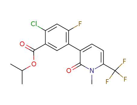 isopropyl 5-(1-methyl-6-trifluoromethyl-2(1H)-pyridon-3-yl)-2-chloro-4-fluorobenzoate