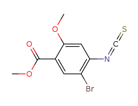 methyl 2-methoxy 4-isothiocyanato 5-bromo benzoate