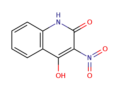 Molecular Structure of 15151-57-2 (2,4-DIHYDROXY-3-NITROQUINOLINE)