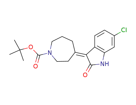 4-(6-chloro-2-oxo-1,2-dihydro-indol-3-ylidene)-azepane-1-carboxylic acid tert-butyl ester