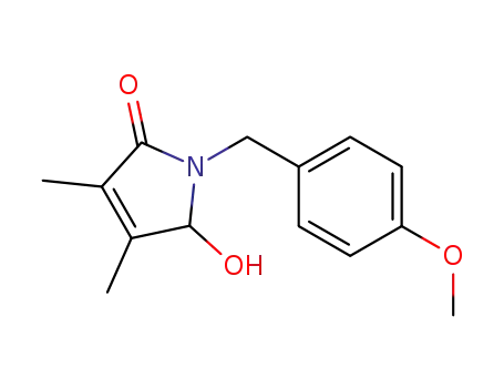 5-Hydroxy-1-(4-methoxybenzyl)-3,4-dimethyl-1,5-dihydropyrrol-2-one