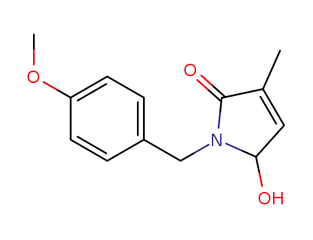5-hydroxy-1-(4-methoxy-benzyl)-3-methyl-1,5-dihydro-pyrrol-2-one
