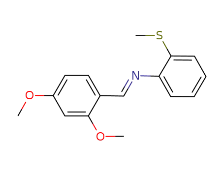 2-methylthio-N-(2,4-dimethoxybenzylidene)aniline