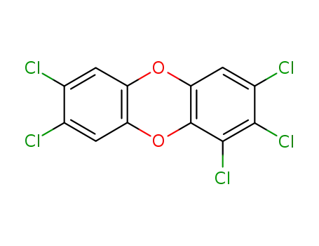 Molecular Structure of 40321-76-4 (1,2,3,7,8-PENTACHLORODIBENZO-P-DIOXIN)