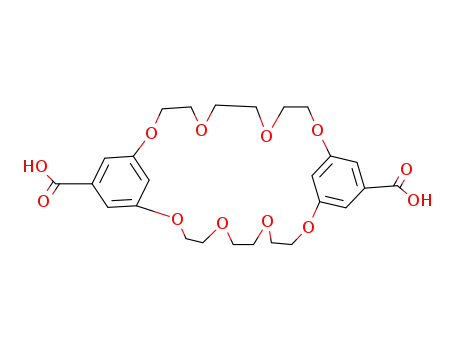 1,4,7,10,17,20,23,26-octaoxa<10.10>m-cyclophane-13,29-dicarboxylic acid