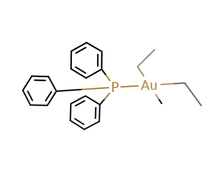 cis-methyldiethyl(triphenylphosphine)gold(III)