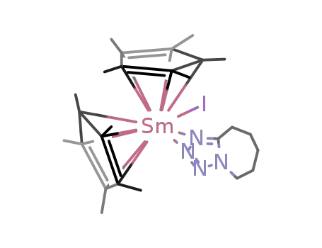 (C5(CH3)5)2SmI(C6H10N4)