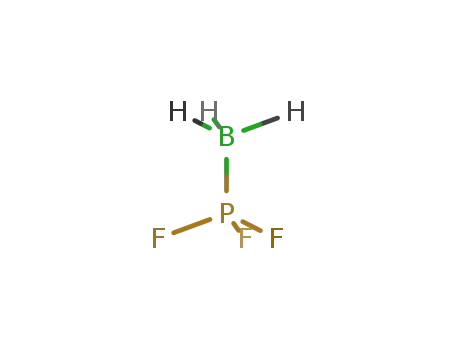 Molecular Structure of 14931-39-6 (Borane(3), compd. with phosphorus trifluoride (1:1))