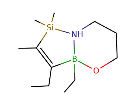 4,5-diethyl-2,2,3-trimethyl-6-oxa-1-azonia-2-sila-5-boratabicyclo{4.3.0}non-3-ene