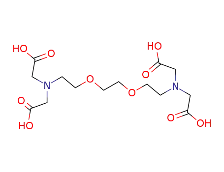 Molecular Structure of 67-42-5 (Ethylenebis(oxyethylenenitrilo)tetraacetic acid)