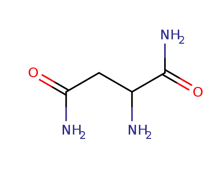 Molecular Structure of 4432-56-8 (Aspartamide. Asparaginamide itself is indexed at Butanediamide,2-amino- )