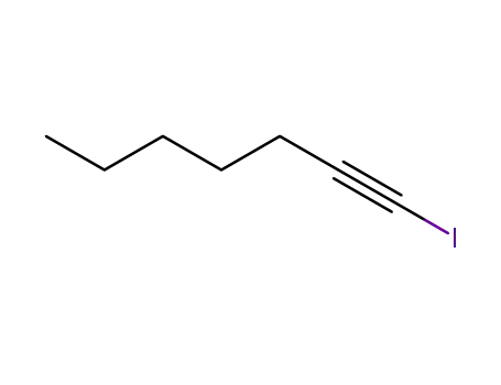 Molecular Structure of 54573-13-6 (1-Heptyne, 1-iodo-)