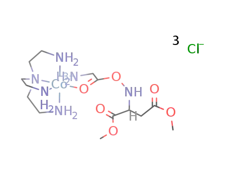 [Co(2,2',2''-triaminotriethylamine)(Gly-L-Asp(OCH3)2)]Cl3