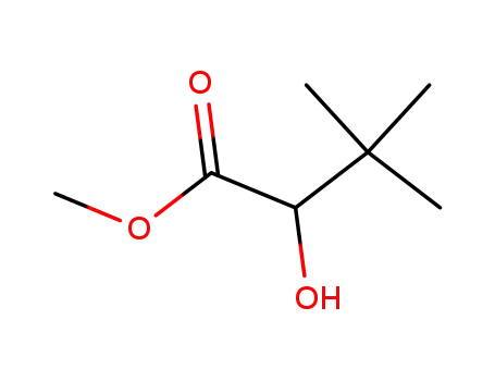 Molecular Structure of 121129-31-5 (Butanoic acid, 2-hydroxy-3,3-dimethyl-, methyl ester)
