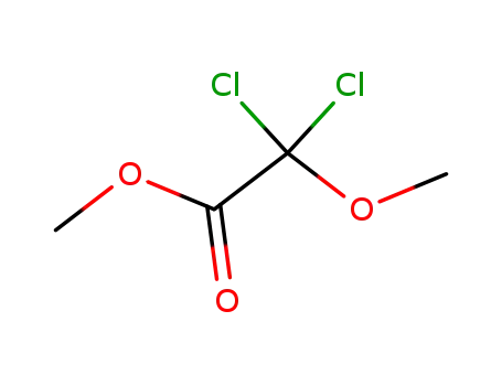 Molecular Structure of 17640-25-4 (DICHLOROMETHOXYACETIC ACID METHYL ESTER)