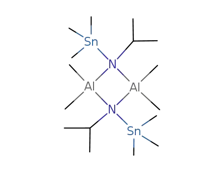 [(CH3)2AlN(Sn(CH3)3)(CH(CH3)2)]2