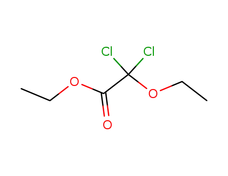 Molecular Structure of 6957-89-7 (ethyl dichloro(ethoxy)acetate)