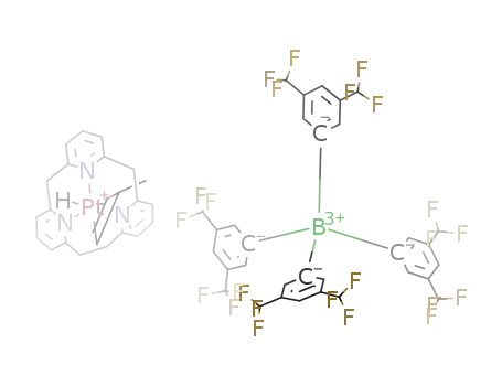 [Pt(η2-C3H6)H(η3-[2.1.1]-(2,6)-pyridinophane)] tetrakis[3,5-bis(trifluoromethyl)phenyl]borate