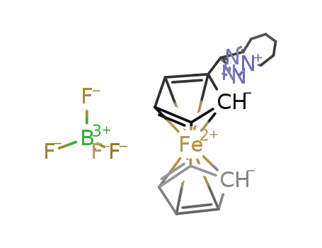 3(4)-(ferrocenylmethylene)-1,5-pentamethylenetetrazolium tetrafluoroborate