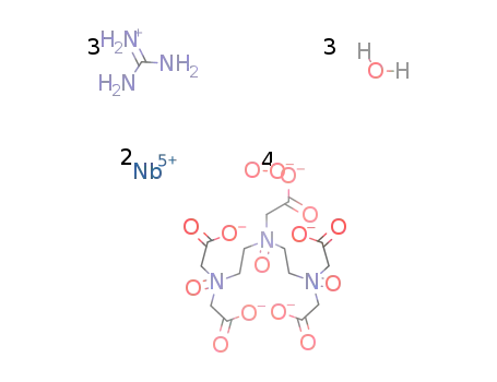 [guanidinium]3[Nb2(O2)4(OOCCH2NO(C2H4NO(CH2COO)2)2)]*3H2O