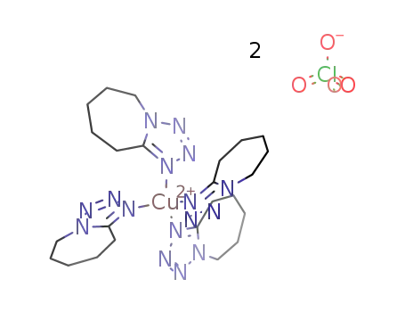 tetrakis(1,5-pentamethylenetetrazol)copper(II) perchlorate
