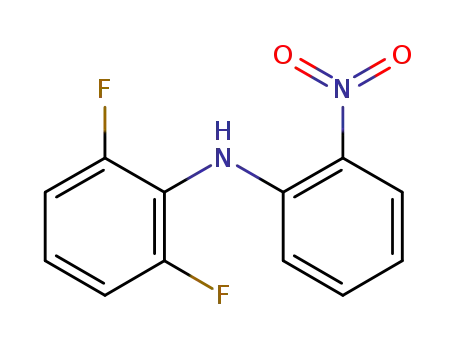 Molecular Structure of 1033225-43-2 (2,6-DIFLUORO-N-(2-NITROPHENYL)BENZENAMINE)