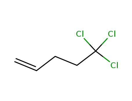Molecular Structure of 20564-91-4 (1-Pentene, 5,5,5-trichloro-)