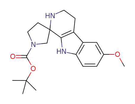 tert-butyl 6-methoxy-2,3,4,9-tetrahydro-1'H-spiro[β-carboline-1,3'-pyrrolidine]-1'-carboxylate