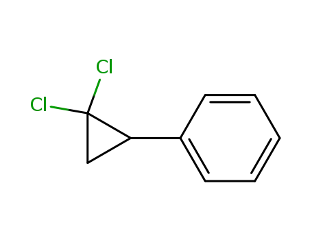 Molecular Structure of 2415-80-7 ((2,2-Dichlorocyclopropyl)benzene)