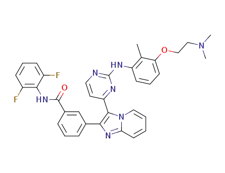 N-(2,6-difluorophenyl)-3-(3-{2-[(3-{[2-(dimethylamino)ethyl]oxy}-2-methylphenyl)amino]-4-pyrimidinyl}imidazo[1,2-a]pyridin-2-yl)benzamide