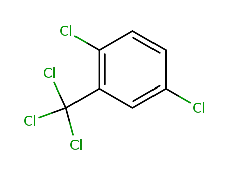 Molecular Structure of 10541-71-6 (1,4-dichloro-2-(trichloromethyl)benzene)