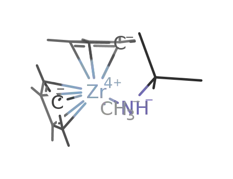 (η5-C5(CH3)5)2Zr(CH3)(NHC(CH3)3)
