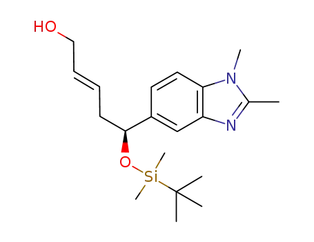 (S,E)-5-(tert-butyldimethylsilyloxy)-5-(1,2-dimethyl-1H-benzo[d]imidazol-5-yl)pent-2-en-1-ol