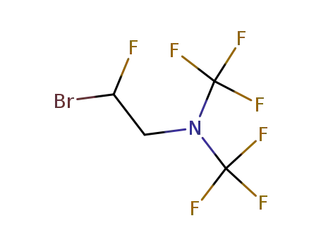 1-bis(trifluoromethyl)-amino-2-bromo-2fluoro-ethane