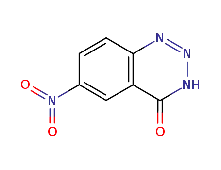 Molecular Structure of 91532-29-5 (6-nitro-1,2,3-benzotriazin-4(1H)-one)