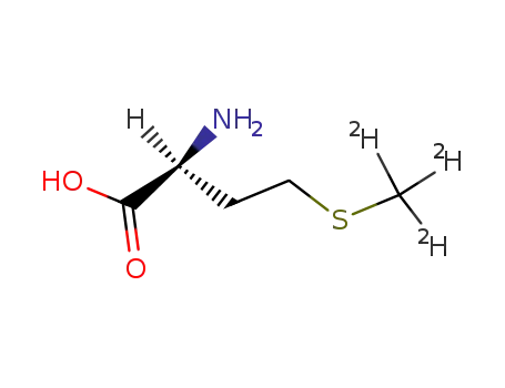 Molecular Structure of 13010-53-2 (L-Methionine-methyl-d3)