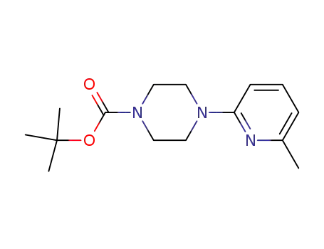 Molecular Structure of 127188-33-4 (4-BOC-1-(6-METHYL-2-PYRIDYL)PIPERAZINE)