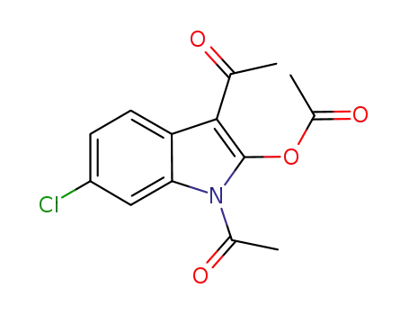 1,3-diacetyl-6-chloro-1H-indol-2-yl acetate