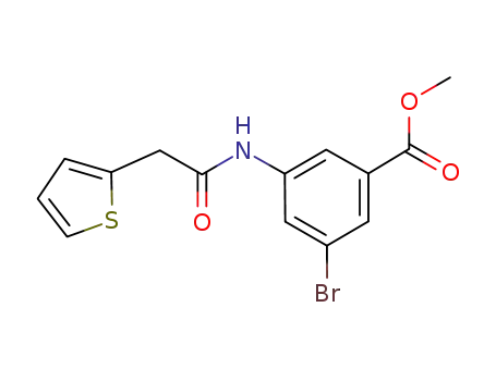 methyl 3-bromo-5-[2-(thiophen-2-yl)acetamido]benzoate