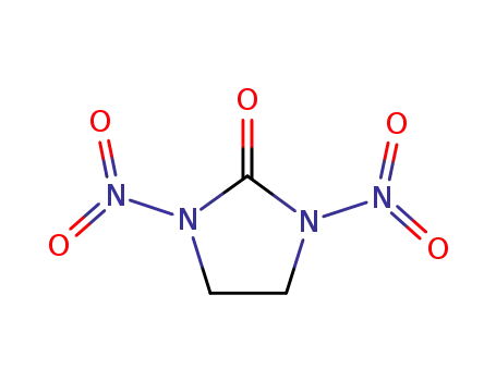 Molecular Structure of 2536-18-7 (1,3-Dinitro-2-imidazolidinone)