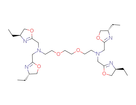 (-)-N,N,N',N'-tetrakis{[4-(S)-ethyloxazolin-2-yl]methyl}ethylene glycol bis(2-aminoethyl) ether