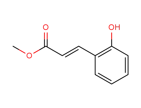 Molecular Structure of 6236-69-7 (2-Propenoic acid, 3-(2-hydroxyphenyl)-, methyl ester, (2E)-)