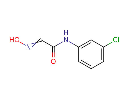 Molecular Structure of 17122-55-3 (N-(3-CHLORO-PHENYL)-2-[(E)-HYDROXYIMINO]-ACETAMIDE)