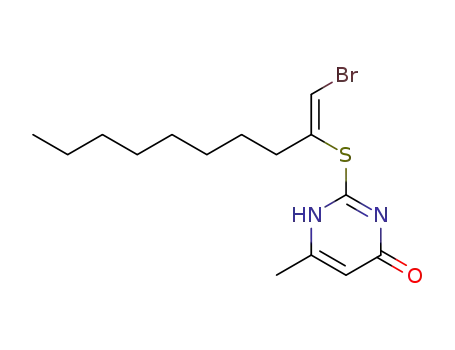 (Z)-2-(1-bromodec-1-en-2-ylthio)-6-methylpyrimidin-4(1H)-one