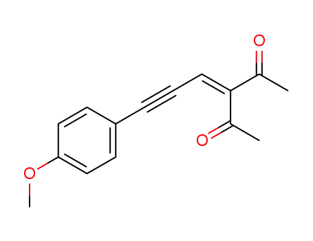 3-(3-(4-methoxyphenyl)prop-2-yn-1-ylidene)pentane-2,4-dione