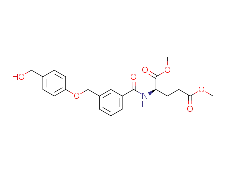 (R)-dimethyl 2-(3-((4-(hydroxymethyl)phenoxy)methyl)benzamido)pentanedioate
