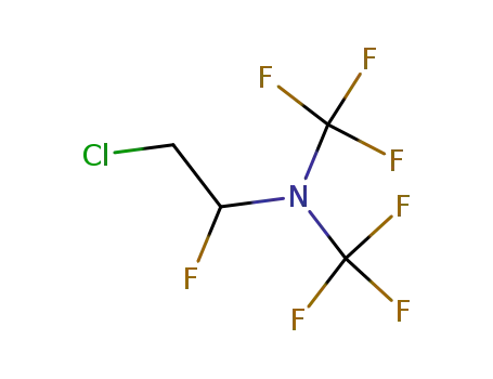 1-(bis(trifluoromethyl)-amino)-2-fluoro-2-chloro-ethane