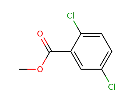 Molecular Structure of 2905-69-3 (METHYL 2,5-DICHLOROBENZOATE)